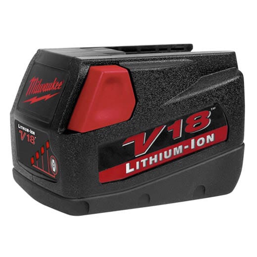 Milwaukee® M18™ 48-11-1811 Compact Rechargeable Cordless Battery Pack, 1.5 Ah Lithium-Ion Battery, 18 VDC Charge, For Use With M18™ Cordless Power Tool